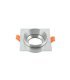 Empotrable Orientable Son Doong 1xGU10 cuadrado aluminio/cromo