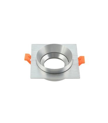 Empotrable Orientable Son Doong 1xGU10 cuadrado aluminio/cromo