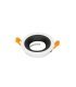 Empotrable Orientable Anou 1xGU10 Redondo blanco/negro