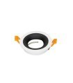 Empotrable Orientable Anou 1xGU10 Redondo blanco/negro
