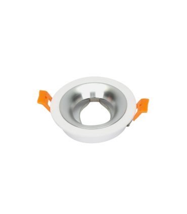 Empotrable Orientable Anou 1xGU10 Redondo blanco/cromo