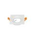 Empotrable Orientable Anou 1xGU10 cuadrado blanco