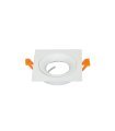 Empotrable Orientable Anou 1xGU10 cuadrado blanco