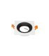 Empotrable Orientable Anou 1xGU10 cuadrado blanco/negro
