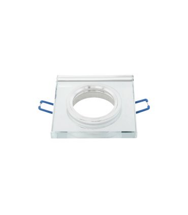 Empotrable Cristal Solna 1xGU10 cuadrado transparente