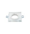 Empotrable Cristal Solna 1xGU10 cuadrado grosor 1 cm transparente