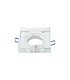 Empotrable Cristal Solna 1xGU10 cuadrado grosor 2 cm transparente