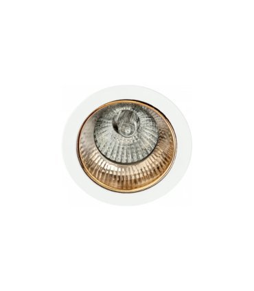 Empotrable Orientable Alfabeto 1xGU10 oro/blanco