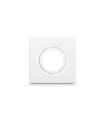 Empotrable Itaca 1xGU10 cuadrado blanco/blanco