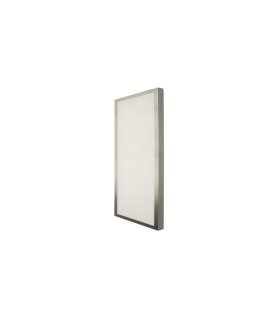 Plafon Plano 36w Plano 4000K Níquel 30x60 cm