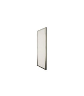 Plafon Plano 72w Plano 4000K Níquel 30x90 cm