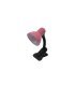 Flexo de Escritorio Rosa con Pinza y Casquillo E27 Orientable