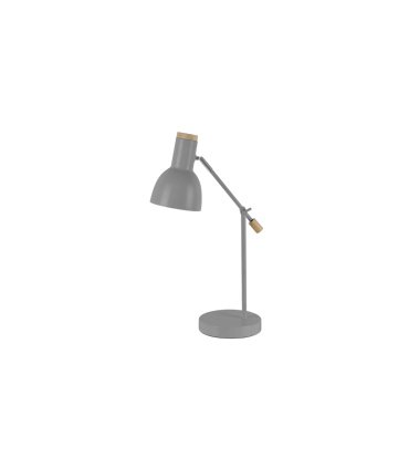 Flexo Tejo 1xe27 gris/haya orientable