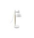 Flexo Basil 1xe14 blanco/haya articulable y orientable 350º