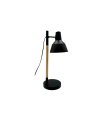 Flexo Basil 1xe14 negro/haya articulable y orientable 350º