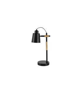 Flexo articulado Liena 1xe27 negro/haya orientable