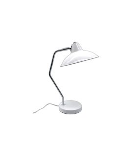 Flexo Elian 1xe27 blanco/cromo orientable y articulable