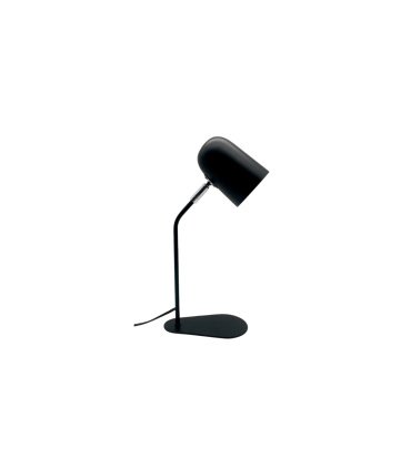 Flexo Didac 1xe14 negro orientable y articulable