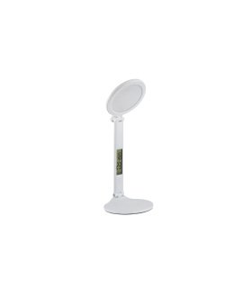 Flexo LED Hope 7W Blanco regulable, táctil con Display digital y soporte para móvil
