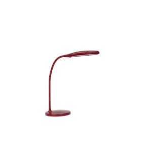 Flexo LED Turmalita 7W Rojo regulable,  táctil, flexible y orientable