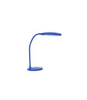 Flexo LED Turmalita 7W Azul regulable,  táctil, flexible y orientable