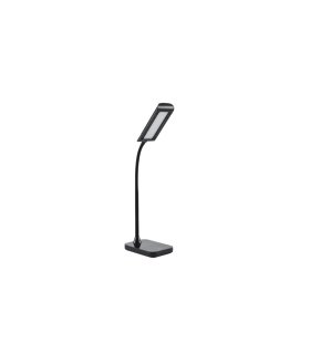 Flexo LED Oliver 5W Negro 6000K regulable, táctil, flexible y orientable