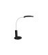 Flexo LED Verne 7W negro/blanco 5000K inalámbrico, regulable y táctil